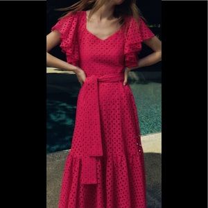 Zara SS22 Fucsia dress. NWT. Size S, M